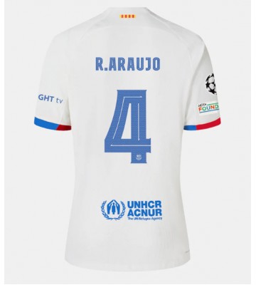 Barcelona Ronald Araujo #4 Segunda Equipación 2023-24 Manga Corta